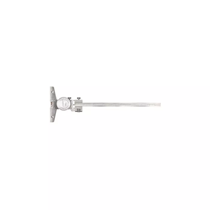 Mitutoyo Dial Depth Gage 0-200 mm Range ±0.02 mm Accuracy, 527-312-50
