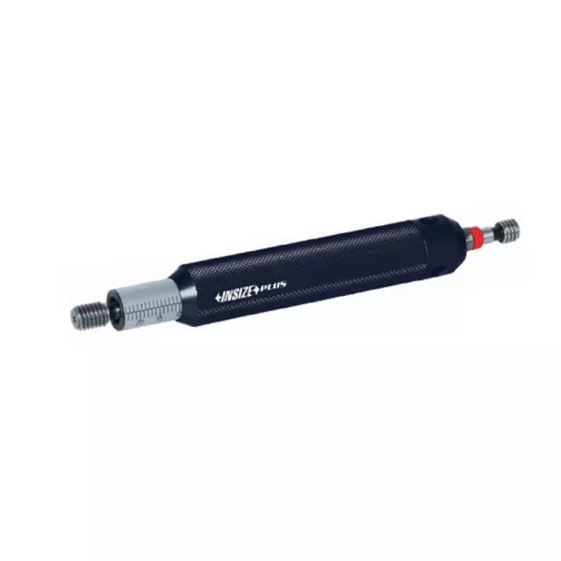 Insize Metric Thread Depth Gauge, Go and No Go, Size M4x0.7 mm and 0.5 mm Resolution, 4666-4