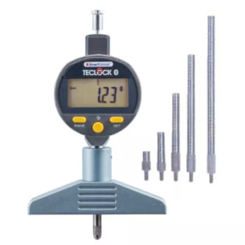 Teclock Digital Depth Gauge 5 transponders 12 mm (220 mm for 5 joints) Measuring Ranges 5.2 mm Hole Diameter, SSD-214