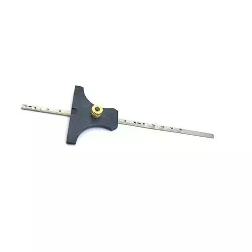 A.D INTERNATIONAL Depth Engineering Gauge Size 6 inch (150 mm) Metric & Imperial Standard, WG-N8E0-2KD5 (Pack of 3)