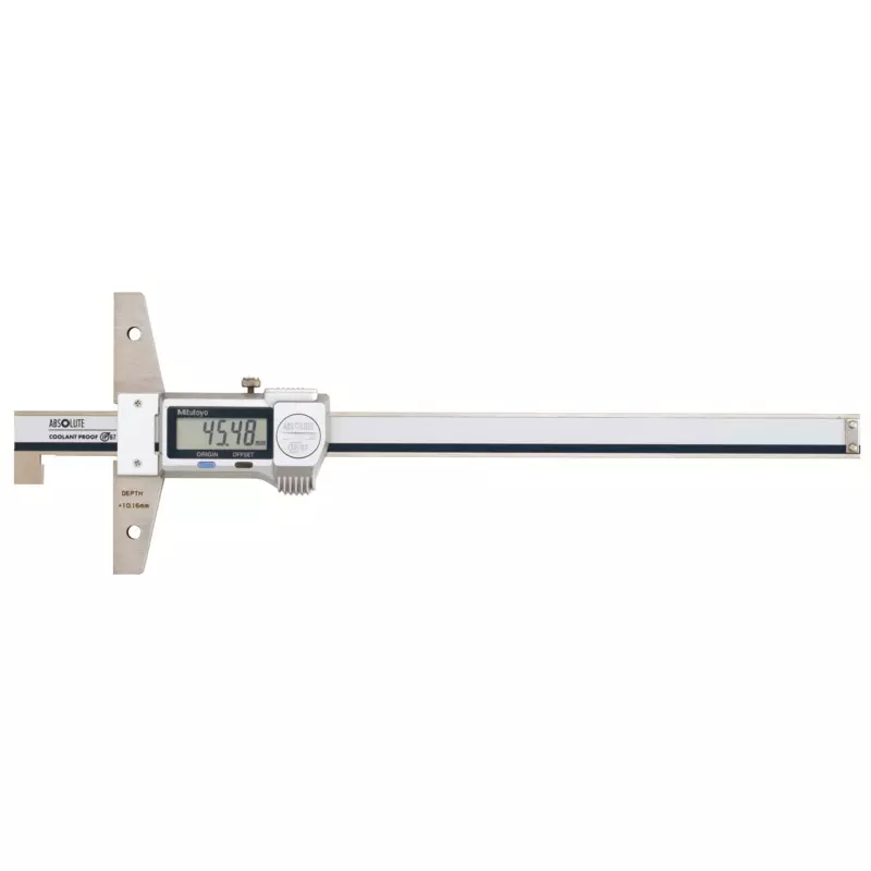 Mitutoyo ABSOLUTE Digimatic Depth Gage 10-160 mm Range ±0.03 mm Accuracy, 571-264-20