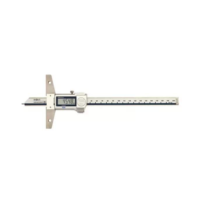 Mitutoyo ABSOLUTE Digimatic Depth Gage 0-150 mm Range ±0.02 mm Accuracy, 571-311-20