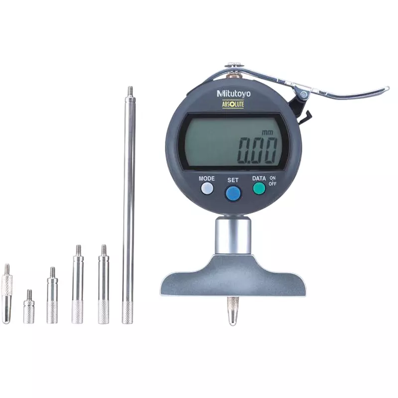 Mitutoyo Digimatic Depth Gauge + Input Tool (USB) + Foot Switch Set 0 - 200 mm, 547-251A+06AGL011+IT-020U+937179T (1 Kit)