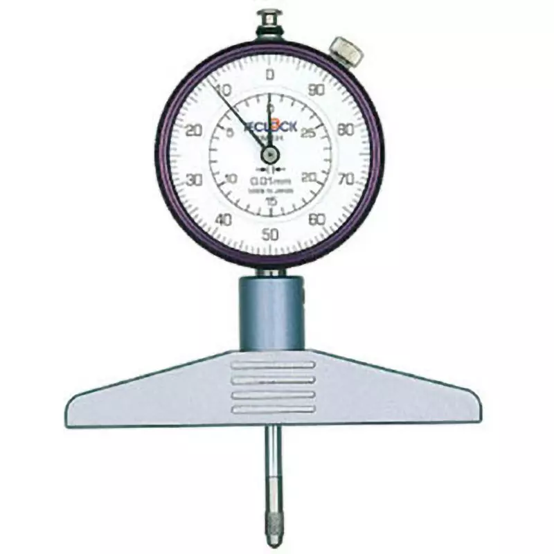 Teclock Dial Depth Gauge Includes 5 extension legs Included Components 0.01 mm Minimum Reading, DM-234
