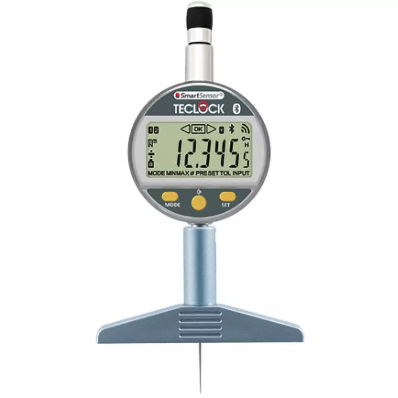 Teclock Digital Depth Gauge Legs: None 25 mm Measuring Ranges 0.001 mm Minimum Reading, SSD-2400