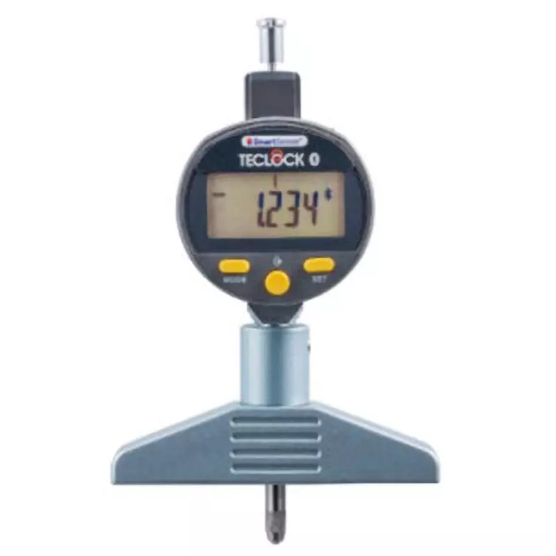 Teclock Digital Depth Gauge No footsteps 12 mm Measuring Ranges 1/1000 mm Minimum Reading, SSD-2130M
