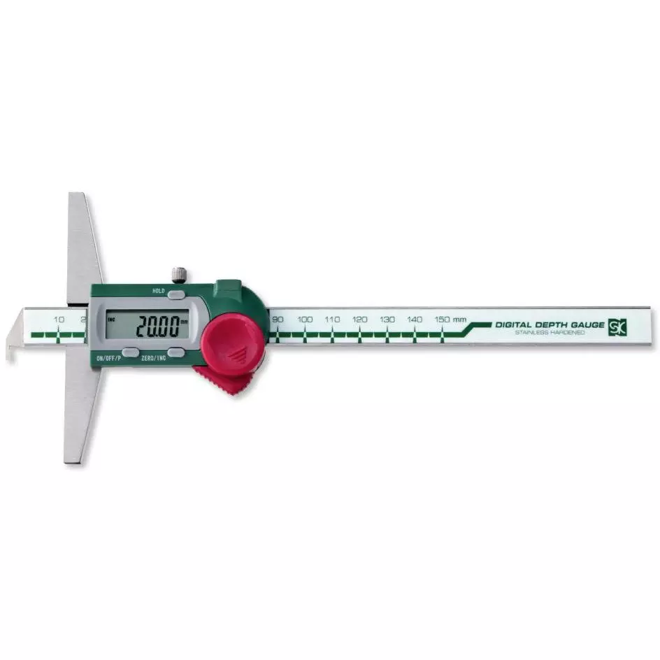 SK Niigata Seiki Digital Depth Gauge with Hook, GDCP-150DF
