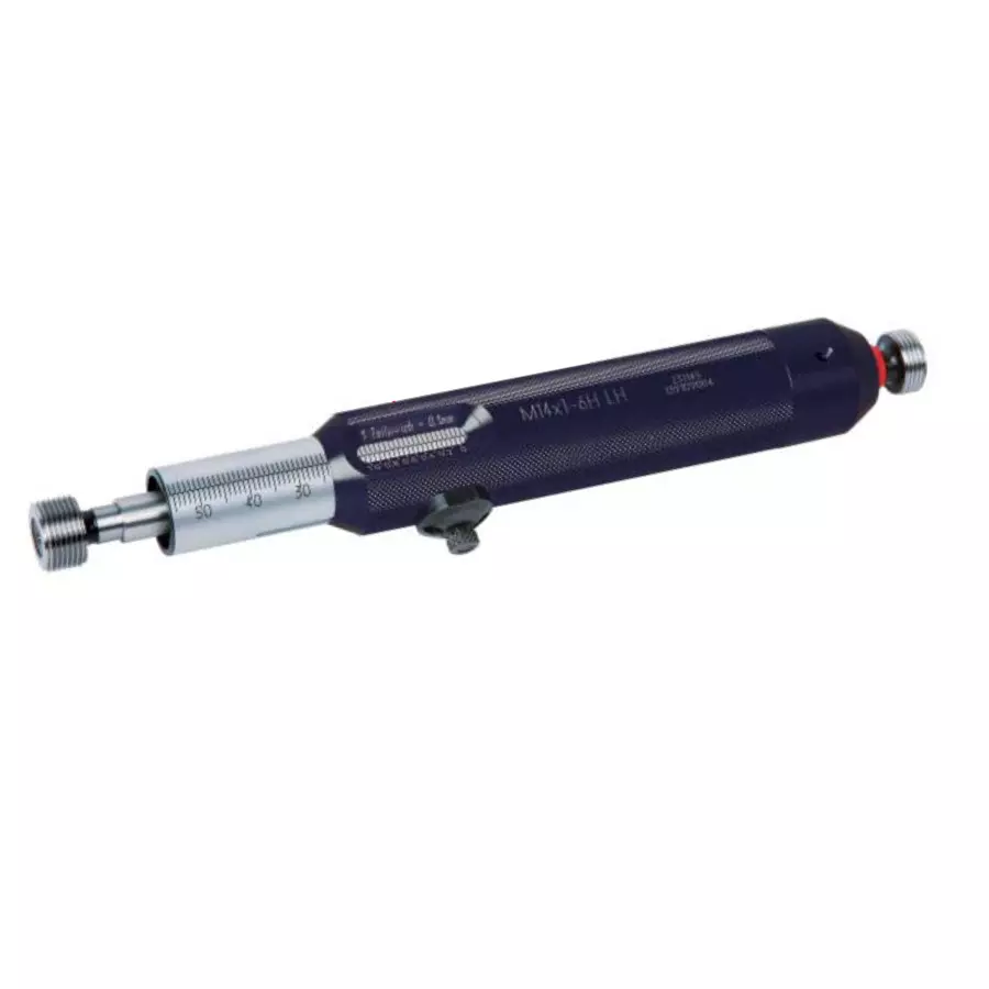 Insize Thread Depth Gages With Verniar Reading M27x3-6H Range 0.1 mm Resolution, 4666-27A