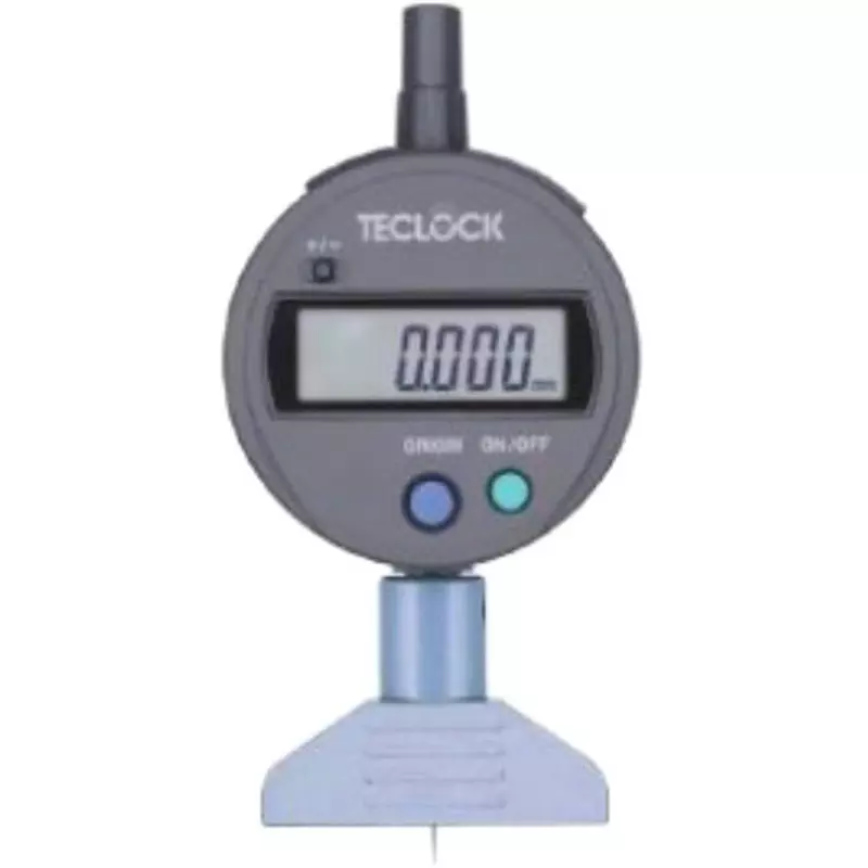 Teclock Digital Depth Gauge 5 mm Measuring Ranges 0.001 mm Minimum Reading 2.0 mm Hole Diameter, DMD-2500S2