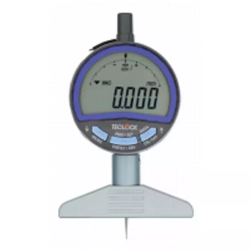 Teclock Digital Depth Gauge 12 mm Measuring Ranges 0.001 mm Minimum Reading 1.5 or less N Measuring Force, DMD-2100A
