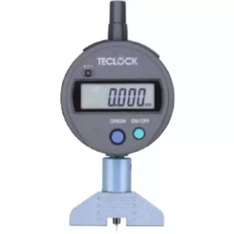 Teclock Digital Depth Gauge concave 5 mm convex 4 mm Measuring Ranges 0.001 mm Minimum Reading, DMD-2520S2