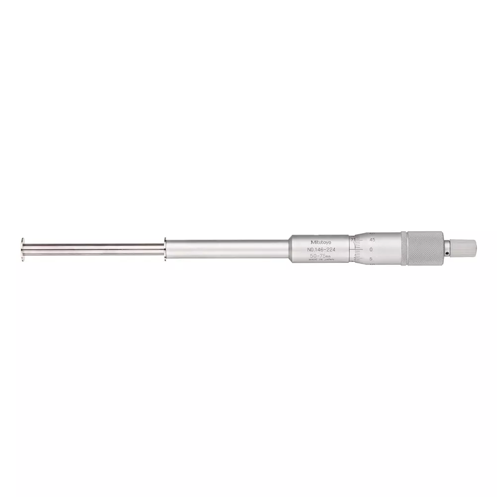 Mitutoyo Non-Rotating Spindle Type Groove Micrometer 146 Series 50 - 75 mm Range, 146-224