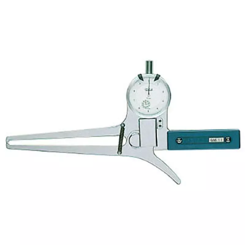 Teclock Dial Caliper 0 to 50 mm Measuring Ranges 0.1 mm Minimum Reading 5 or less N Measuring Force, GM-11