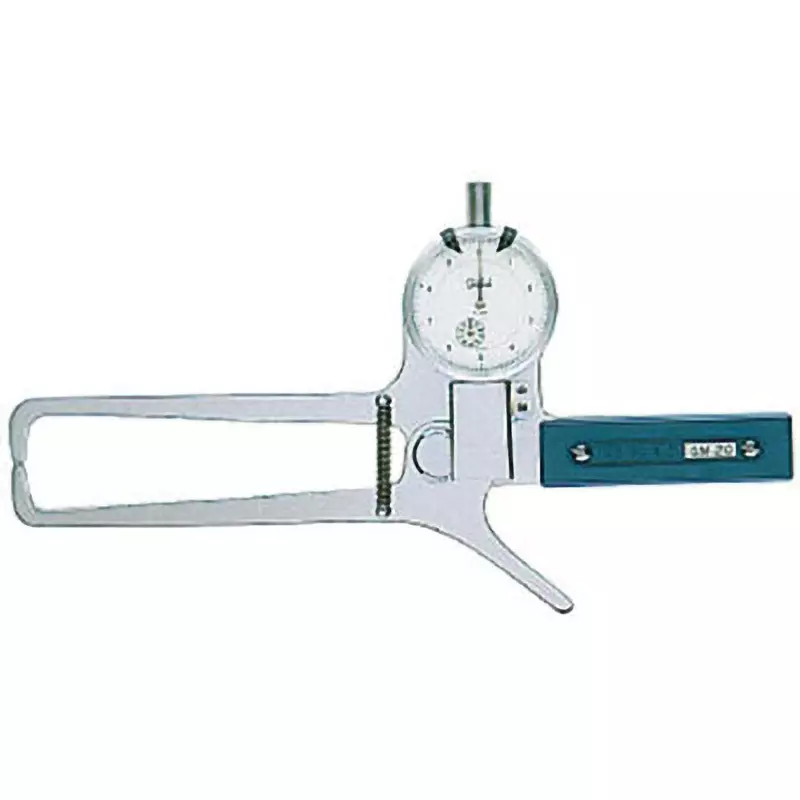 Teclock Dial Caliper 0 to 80 mm Measuring Ranges 0.1 mm Minimum Reading 5 or less N Measuring Force, GM-20
