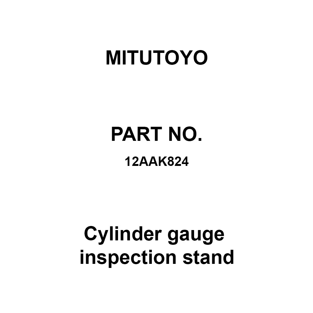 Mitutoyo Cylinder Gauge Inspection Stand for For bore gauge inspection, 12AAK824
