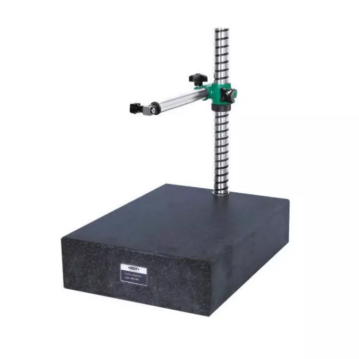 Insize Granite Dial Indicator Stand with 1 mm Fine Adjustment, ø8 mm Holding Stem and 250 mm Vertical Travel, 6867-400