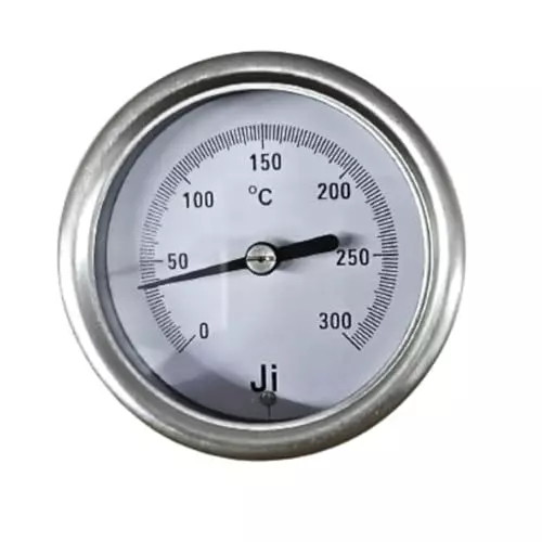 Japsin Instrumentation Bimetal Dial Thermometer Temperature Gauge 0 to 300°C Range 63 mm (2½ Inch) Dial Size, JIPL-BMT-63MM-3