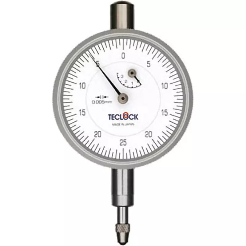 Teclock Small Dial Gauge 3.5 mm Measuring Ranges 0.005 mm Minimum Reading 1.2 or less N Measuring Force, TM-36