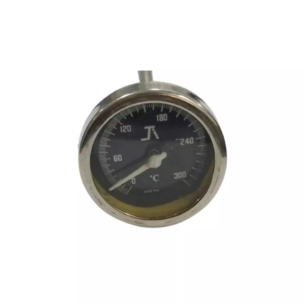 Japsin Instrumentation Bimetal Dial Thermometer Temperature Gauge 0 to 300°C Range 38 mm (1½ inch) Dial Size, JIPL-BMT-38MM-3
