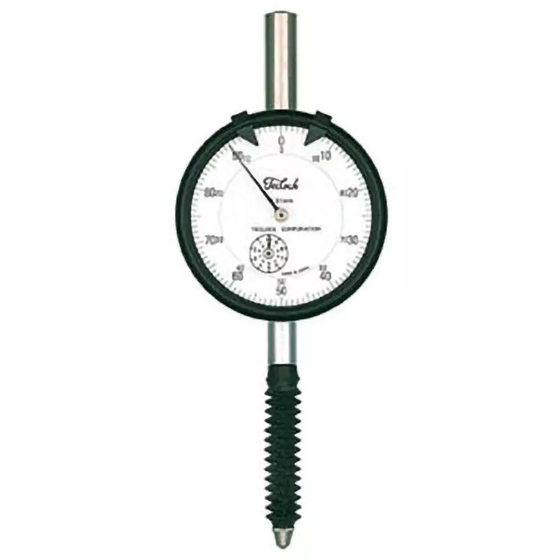 Teclock Dial Gauge 20 mm Measuring Ranges 0.01 mm Minimum Reading 2.2 or less N Measuring Force, KM-121PW