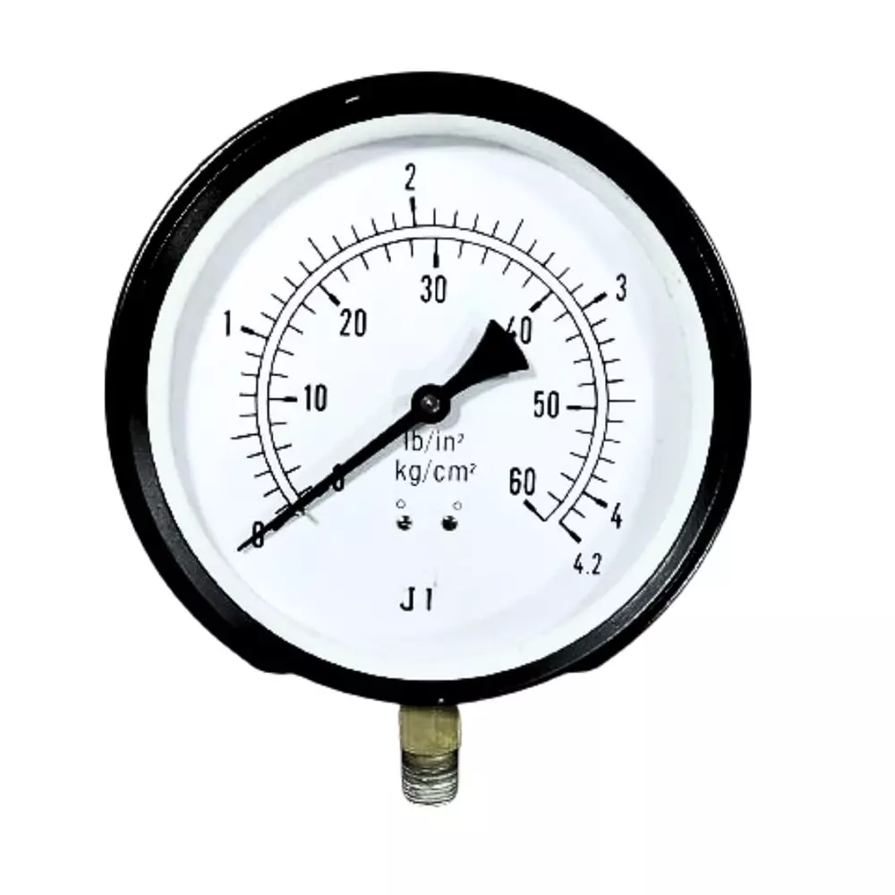 Japsin Instrumentation Commercial Pressure Gauge 0 to 4.2 Kg/cm² Range 150 mm (6 inch) Dial Size, JIPL-CPG-150MM-B3