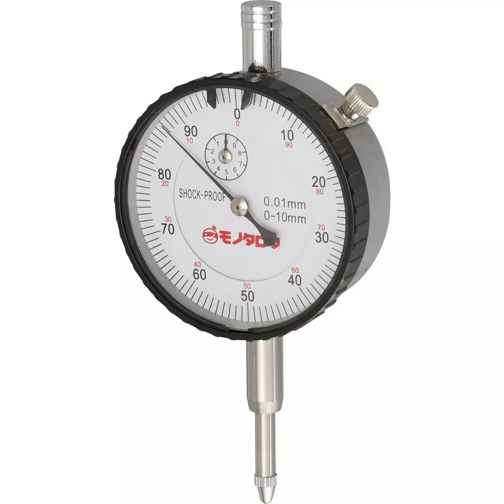 MonotaRO Dial Gauge 0 to 10 mm Measurement Range, 321-123-4
