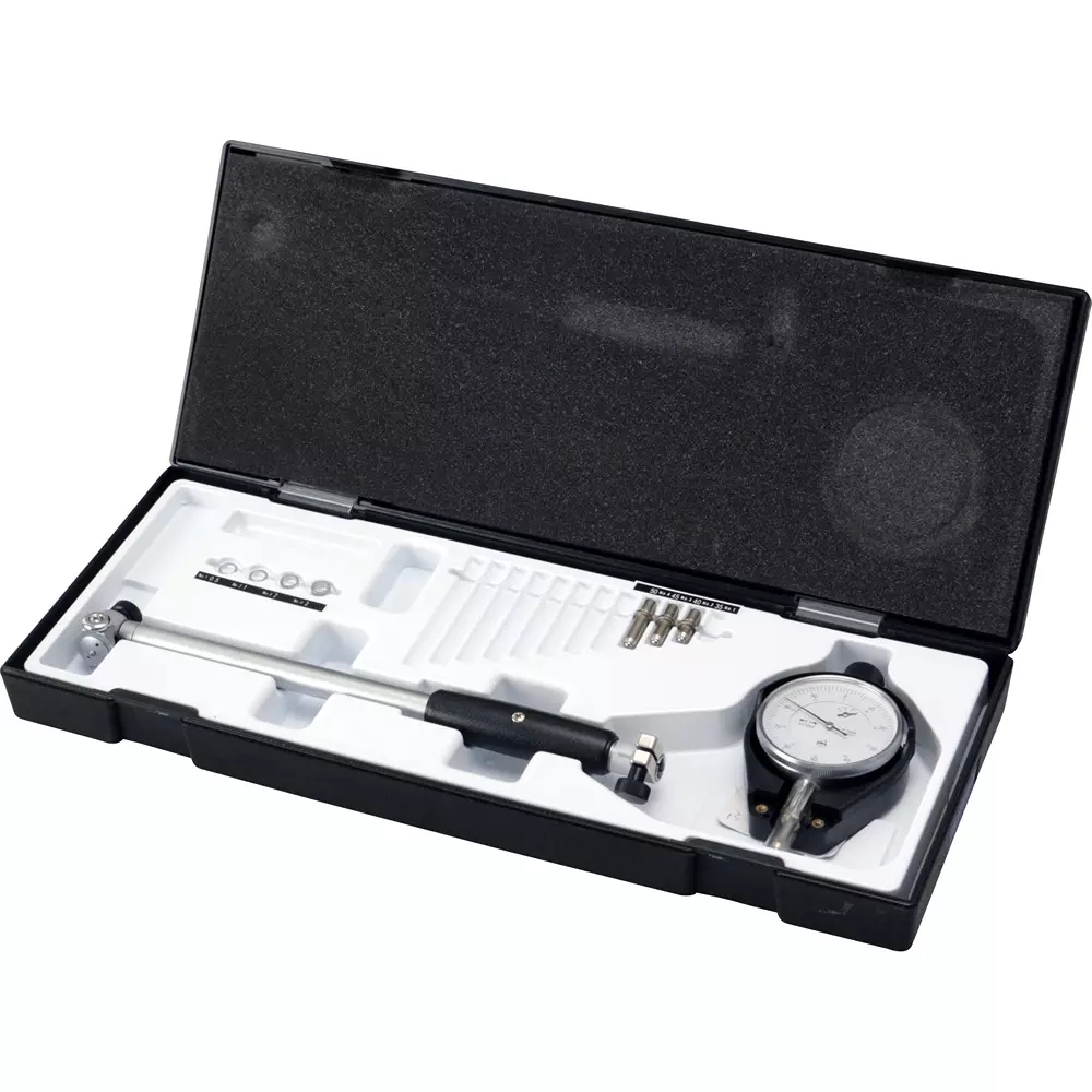 Monotaro Standard Cylinder Gauge Set With Dial Gauge 35 To 50 mm Measuring Range, 26275963 (1 Kit)