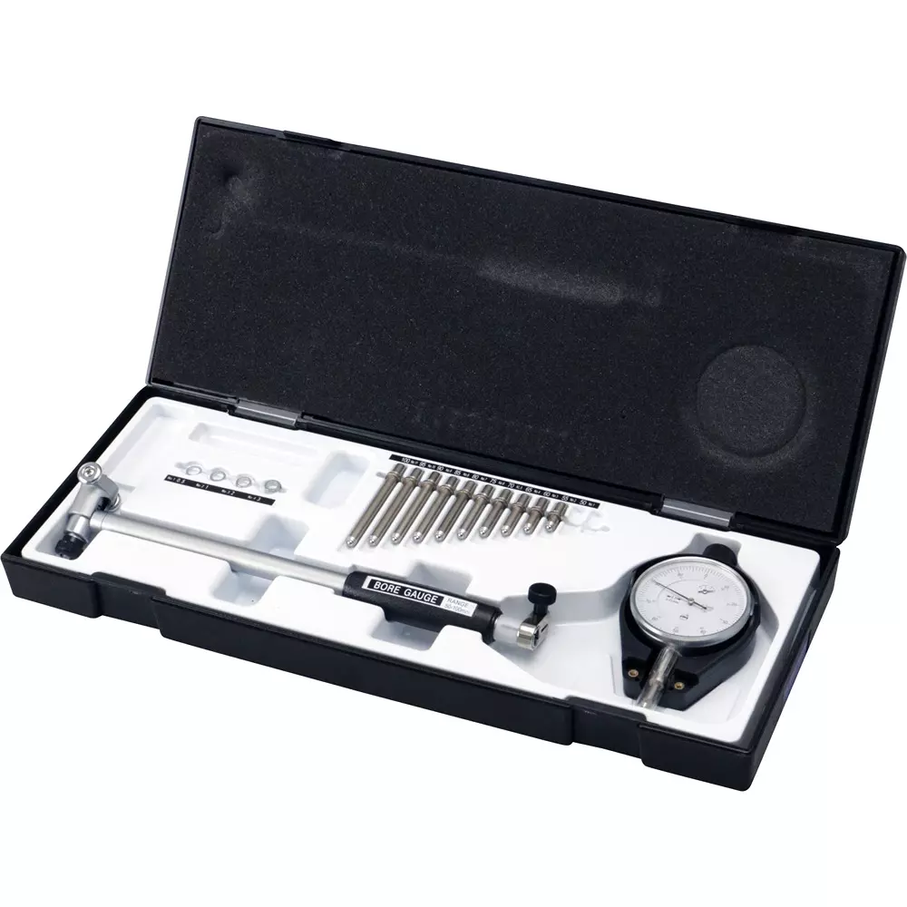 Monotaro Standard Cylinder Gauge Set With Dial Gauge 50 To 100 mm Measuring Range, 26275979 (1 Kit)