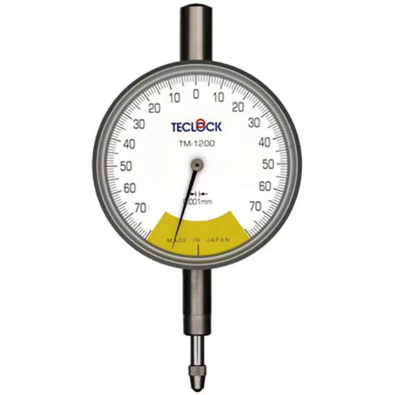 Teclock Precision Dial Gauge 0.16 mm (Free stroke = 3.5) Measuring Ranges 0.001 mm Minimum Reading, TM1200F