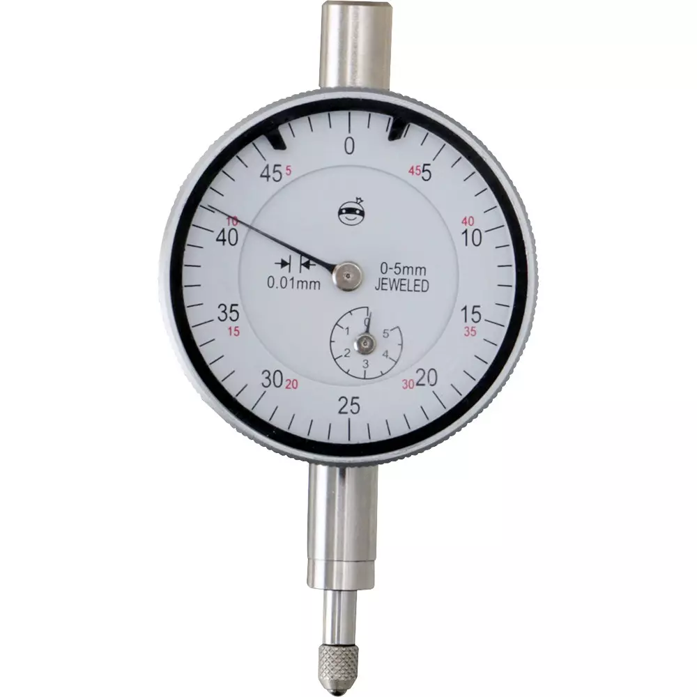Monotaro Small Dial Gauge Ear 0 To 5 mm Measuring Range, 26276006