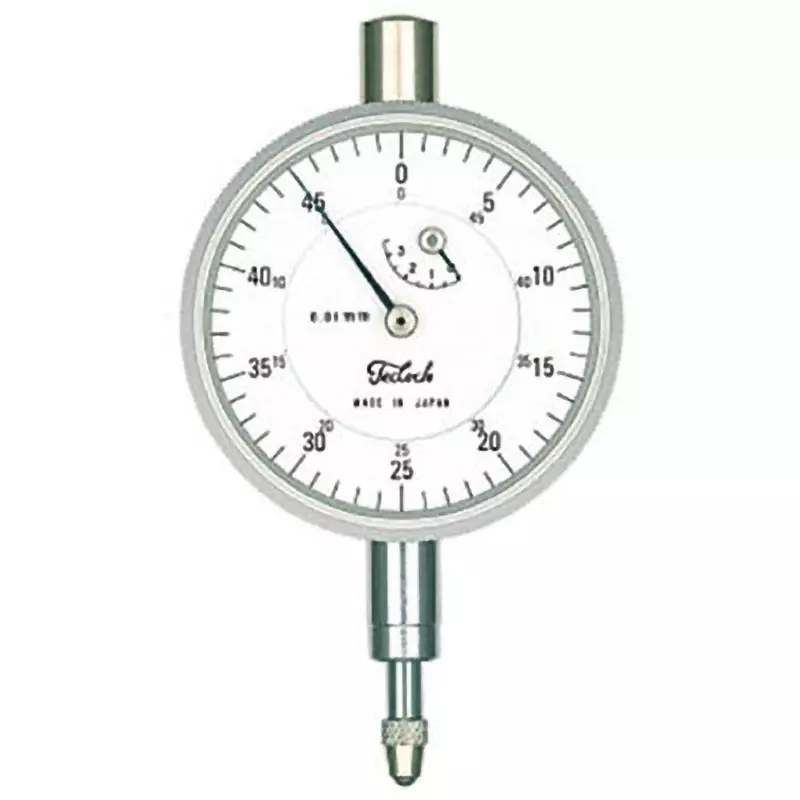 Teclock Small Dial Gauge 3.5 mm Measuring Ranges 0.01 mm Minimum Reading 1.2 or less N Measuring Force, TM-37
