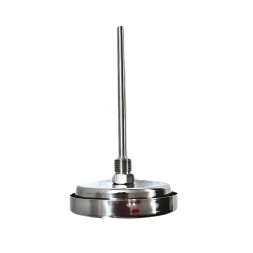 Japsin Instrumentation Bimetal Dial Thermometer Temperature Gauge 0 to 120°C Range 100 mm (4 inch) Dial Size, JIPL-BMT-100MM-12