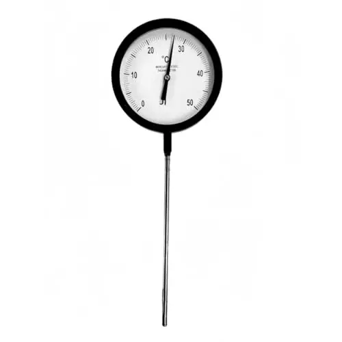 Japsin Instrumentation Bimetal Dial Thermometer Temperature Gauge 0 to 50°C Range 150 mm (6 inch) Dial Size, JIPL-BMT-150MM-B2