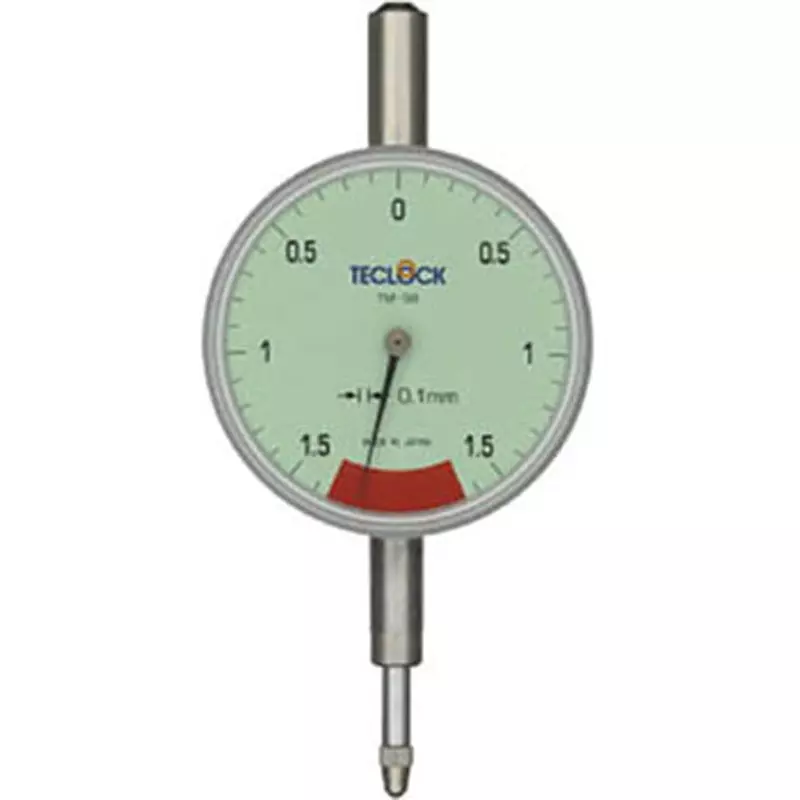 Teclock Dial Gauge Clamp mounting possible (optional) 0.1 mm Minimum Reading 1.4 or less N Measuring Force, TM-98F
