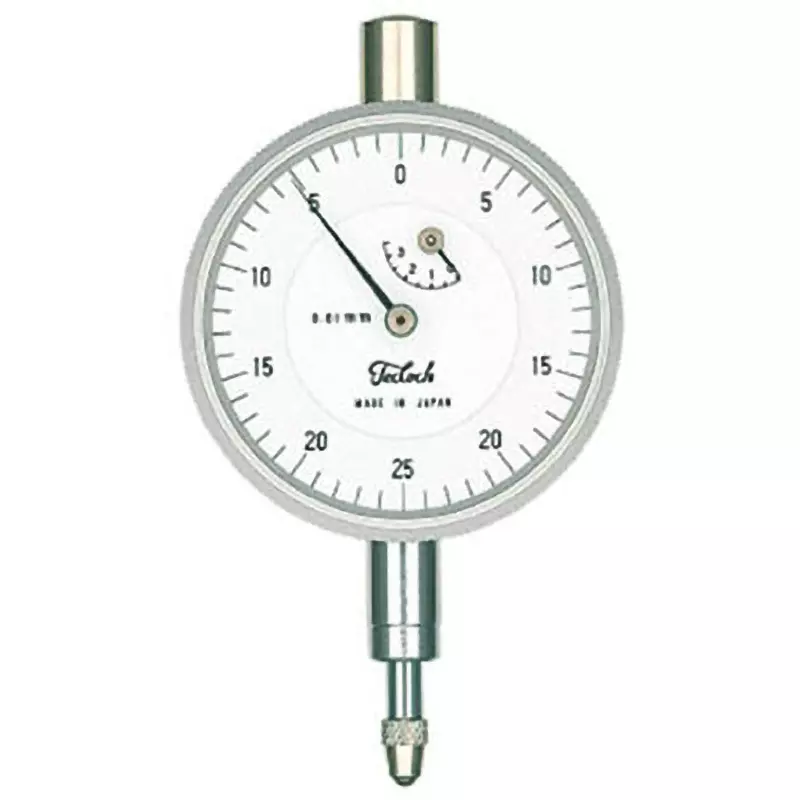 Teclock Small Dial Gauge 3.5 mm Measuring Ranges 0.01 mm Minimum Reading 1.2 or less N Measuring Force, TM-37C