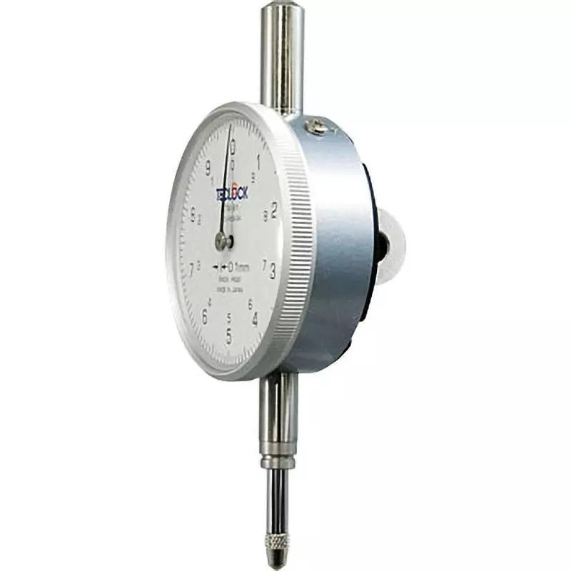 Teclock Dial Gauge Shock proof 10 mm Measuring Ranges 0.1 mm Minimum Reading, TM-91