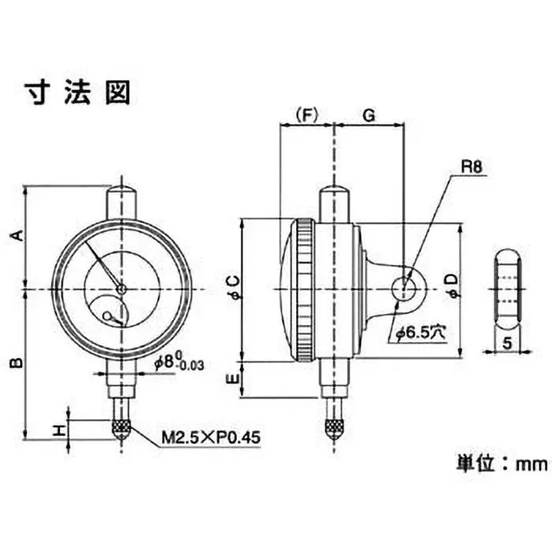 teclock-small-dial-gauge-10-mm-measuring-ranges-001-mm-minimum-reading-5-m-repeatability-tm-35-02d
