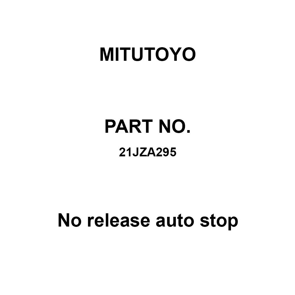 No Released Buy Mitutoyo No Release Auto Stop Correspondence 500 mm Overall Length ...