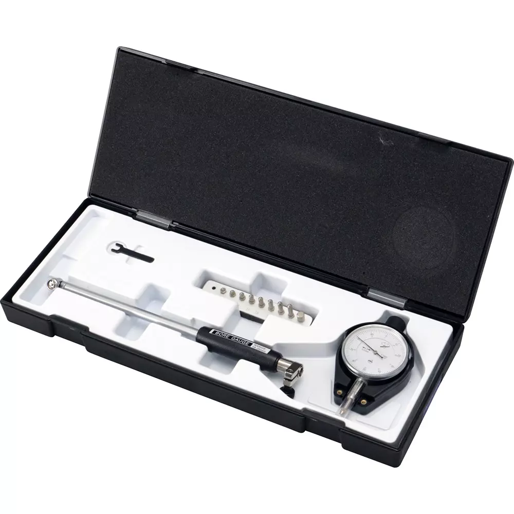 Monotaro Standard Cylinder Gauge Set With Dial Gauge 18 To 35 mm Measuring Range, 26275954 (1 Kit)