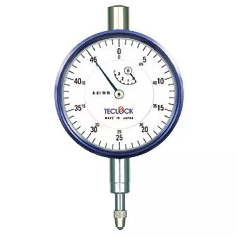 Teclock Dial Gauge 3.5 mm Measuring Ranges 0.01 mm Minimum Reading, TM-37-0.4-0.7