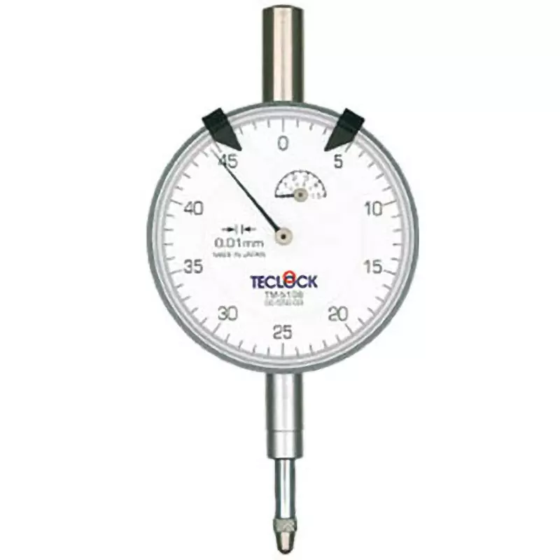 Teclock Dial Gauge 5 mm Measuring Ranges 0.01 mm Minimum Reading 1.4 or less N Measuring Force, TM-5106