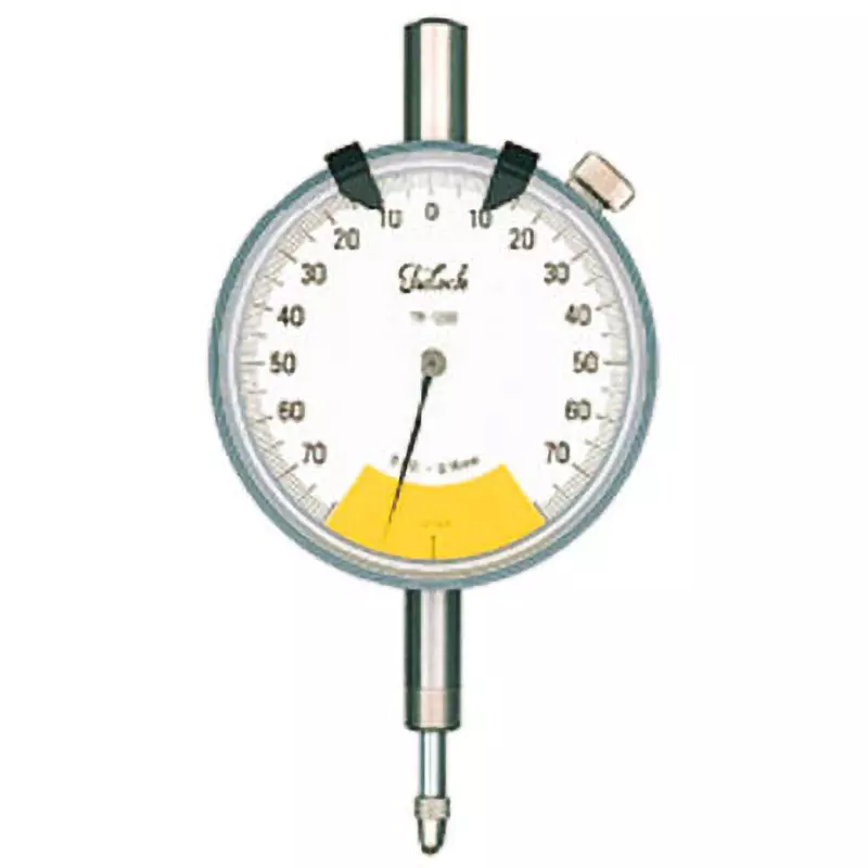 Teclock Dial Gauge Green scale plate, clamp included, limiter included as standard. 0.001 mm Minimum Reading, TM-1210