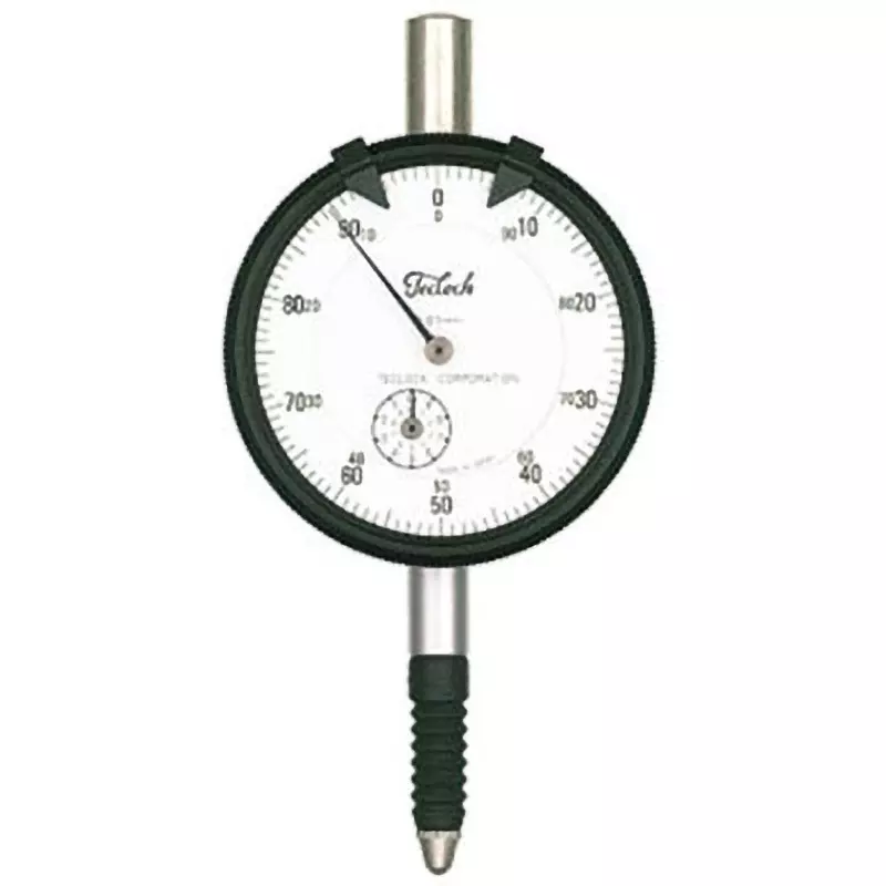 Teclock Dial Gauge Oilproof type 10 mm Measuring Ranges 0.01 mm Minimum Reading, TM-110PW