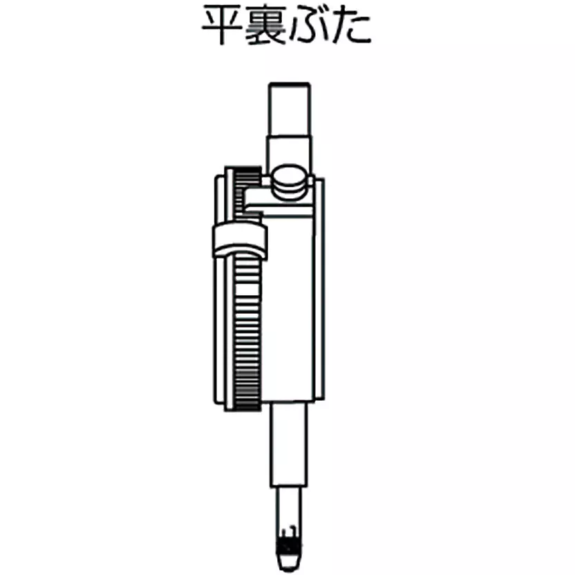 teclock-small-dial-gauge-10-mm-measuring-ranges-01-mm-minimum-reading-15-or-less-n-measuring-force-tm-35-01f