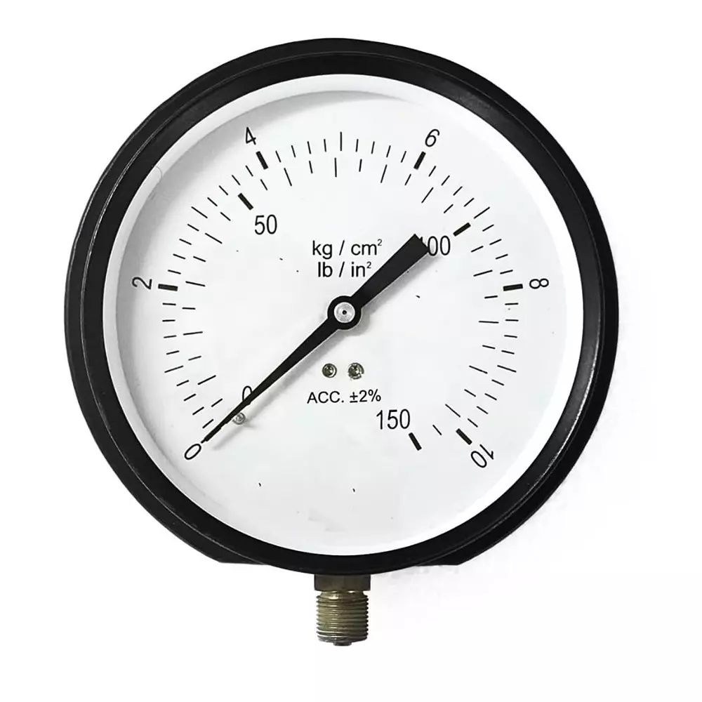 Japsin Instrumentation Commercial Pressure Gauge 0 to 10.6 Kg/cm² Range 150 mm (6 inch) Dial Size, JIPL-CPG-150MM-B2
