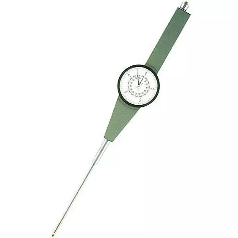 Teclock Dial Gauge Medium two-needle type 0 to 150 mm Measuring Ranges 0.05 mm Minimum Reading, KM-05150