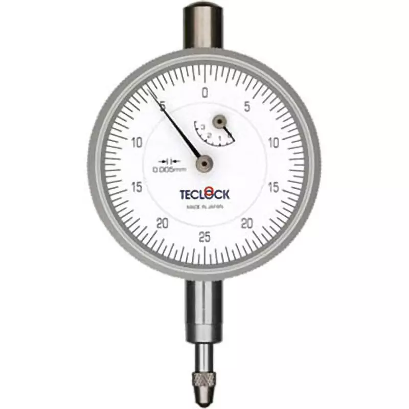 Teclock Dial Gauge 3.5 mm Measuring Ranges 0.005 mm Minimum Reading 1.2 or less N Measuring Force, TM36F