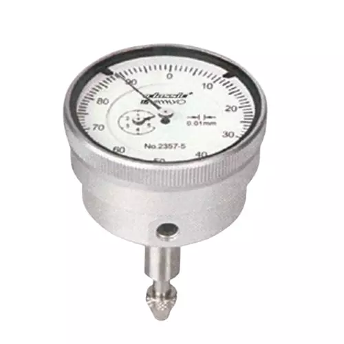 Yamayo Back Plunger Type Dial Indicator 0-5 mm Range 0.01 mm Accuracy, 405-005