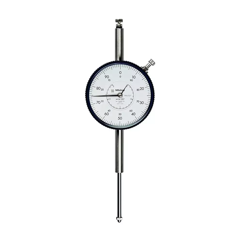Mitutoyo Dial Indicator 0 - 2 inch Range, 0.001 inch Graduation, 3424A-19