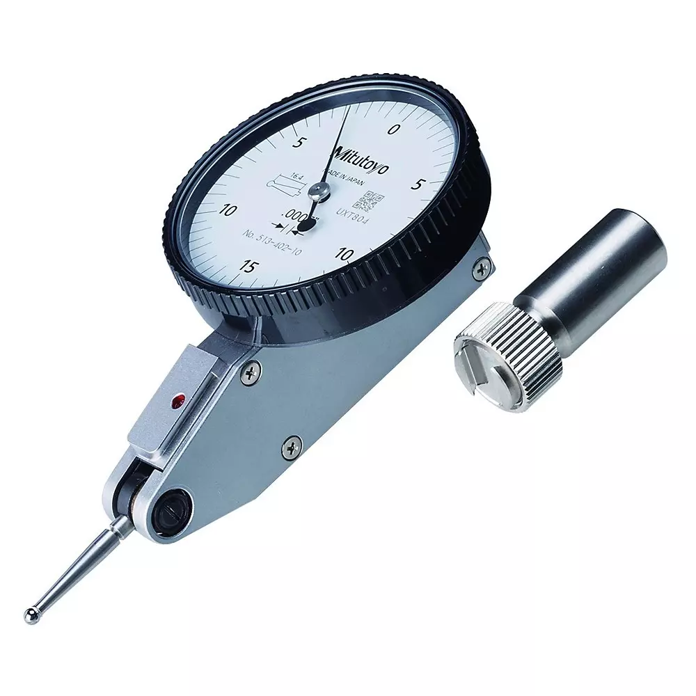 Mitutoyo Dial Test Indicator 513 Series Basic Set 0.03 inch (0.762 mm) Range, 513-402-10E